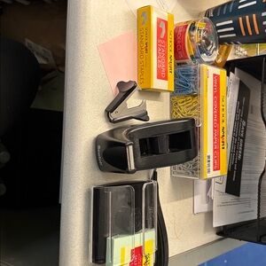 lots of office supplies